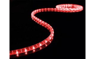 Manguera luminosa con LEDs - Color Rojo - 5m