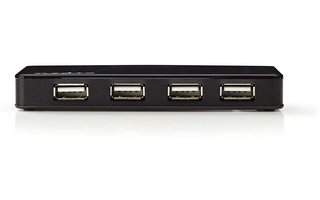 Nedis concentrador USB - 4 puertos - USB 2.0 - Fuente de Alimentación Independiente