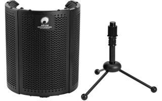 OMNITRONIC AS-04 Desk-Microphone-Absorber System, foldable incl. tripod
