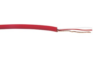 OMNITRONIC Microphone cable 2x0.22 100m rojo