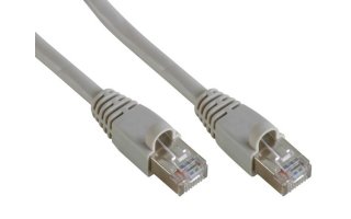 Cable de red FTP, conector RJ45 blindado, CAT 5E (100Mbps), 0.5m