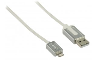 Cable de carga y sincronización Lightning de Apple de alto rendimiento de 1.0 m