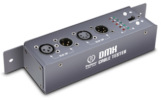 Palmer Pro MCT DMX Tester de cables DMX y XLR de 3 y 5 pines