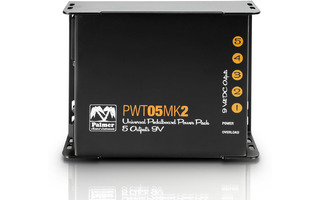Palmer MI PWT 05 MK 2 - Fuente de alimentación universal de 9 V para pedaleras 5 salidas