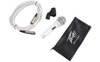 Peavey PVI 2W Micrófono blanco con cable XLR