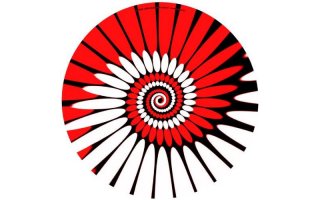  Zomo Slipmats Paint red Twin Pack