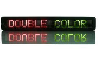 Letrero luminoso tricolor programable - 660 x 98mm