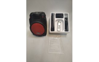 Seminuevo, Ibiza Power 6 PORT Rojo - Batería recargable + USB & SD & MP3 & Bluetooth + Microfono