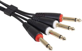 UDG Ultimate Audio Cable Set 6,3 Jack - 6,3 Jack Black Straight