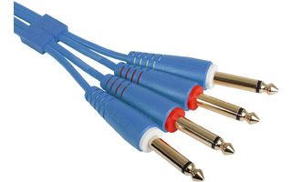 UDG Ultimate Audio Cable Set 6,3 Jack - 6,3 Jack Blue Straight