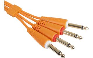 UDG Ultimate Audio Cable Set 6,3 Jack - 6,3 Jack Orange Straight