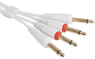 UDG Ultimate Audio Cable Set 6,3 Jack - 6,3 Jack White Straight
