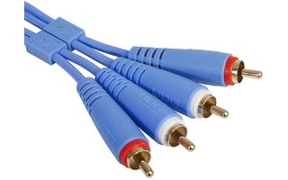 UDG Ultimate Audio Cable Set RCA - RCA Azul Straight 3 metros