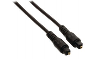 Cable de audio digital Toslink macho - Toslink macho de 2.00 m en color negro