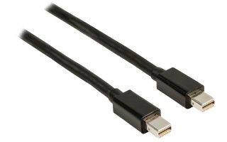 Cable Mini DisplayPort macho - Mini DisplayPort macho de 2,00 m en color negro