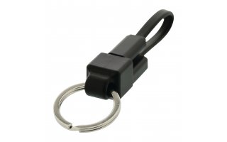 Cable USB de sincronización y carga, Lightning macho – USB A macho, 0,10 m, negro