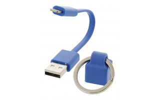 Cable USB de sincronización y carga, Lightning macho – USB A macho, 0,10 m, azul