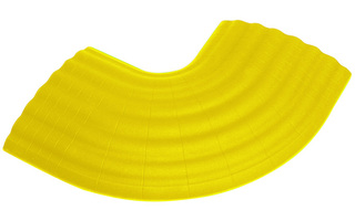 Defender Office - 90° Curve yellow for 85160 Cable Crossover 4-c