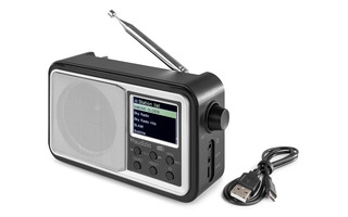 Audizio Parma Portable DAB+ Radio Silver