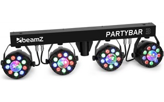 BeamZ Partybar3 4x PAR con Magic Ball