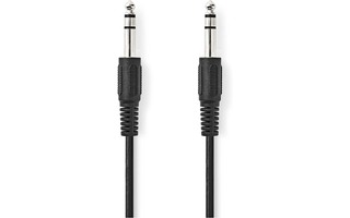 Cable de audio estéreo - 6,35 mm macho - 6,35 mm macho - 2 metros