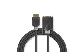Cable HDMI-DVI - Conector HDMI™ - DVI-D Macho de 24+1 Pines - 2,0 m - Antracita - Nedis CCBW3480