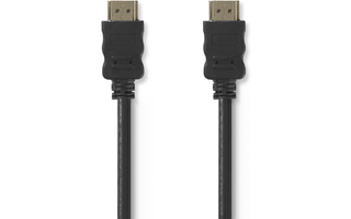 Cable HDMI™ de Alta Velocidad con Ethernet - Conector HDMI™ - Conector HDMI™ - 0,5 m - Negro - N