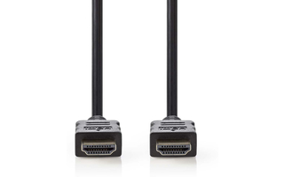 Cable HDMI de Alta Velocidad con Ethernet - Conector HDMI - Conector HDMI - 20 m - Negro