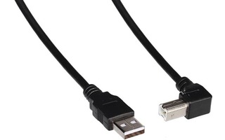 Cable - USB 2.0 Tipo A - USB 2.0 Tipo B 2.5 m Acodado
