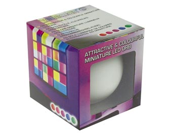 Bola luminosa de colores alternativos