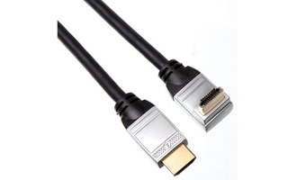 Conector HDMI macho a conector HDMI macho / estándar / 2.50 metros - acodado