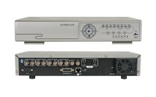 Grabador digital multiplexor Quad MPEG-4/MJPEG canales + Ethernet