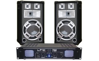 LTC Audio DJ12BG - DJ Pack 2 x 350W