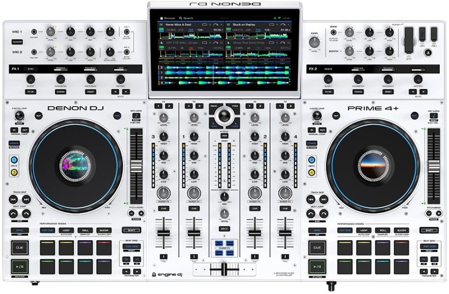 Denon DJ Prime 4 Plus White Edition DJMania