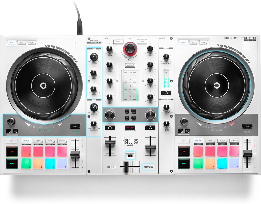 Hercules DJControl Inpulse 500 White Edition DJMania