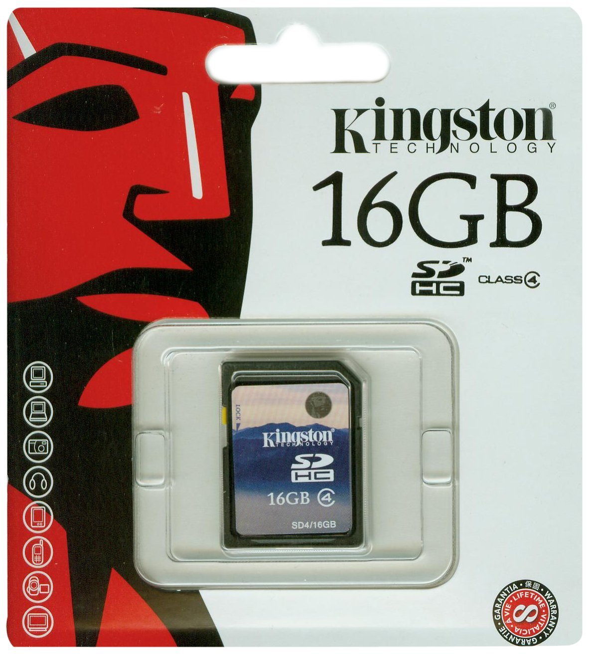 Kingston SDHC Tarjeta De Memoria 16GB Clase 4 DJMania