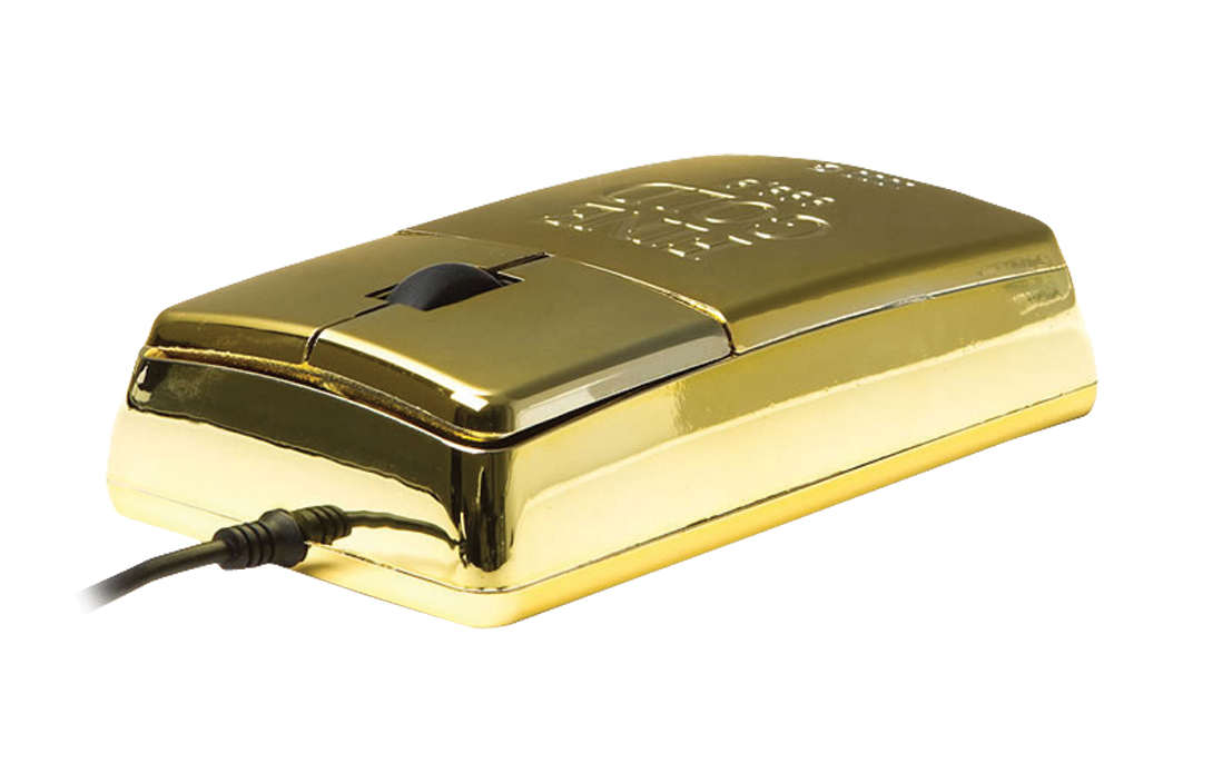 Ratón lingote de oro - DJMania