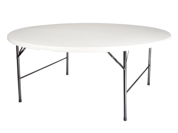 MESA PLEGABLE - REDONDA - Ø 180 cm - DJMania