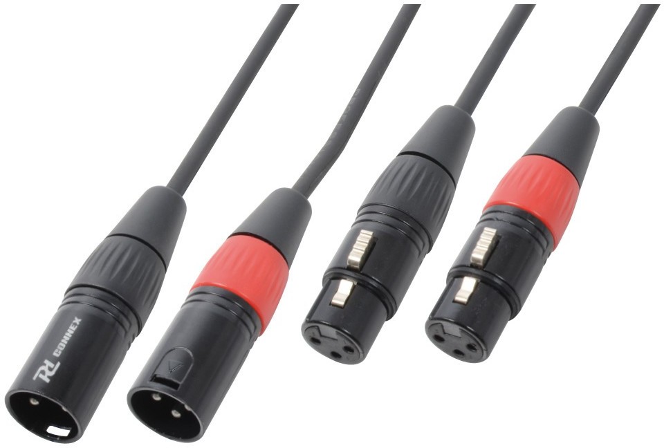 PD Connex Cable 2x XLR Macho 2x XLR Hembra 1 5m DJMania