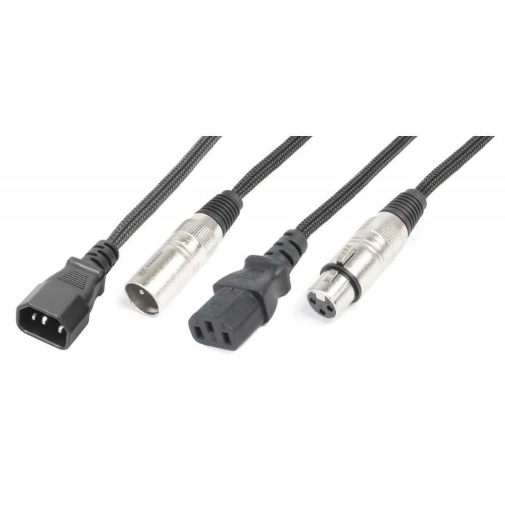 Pd Connex Ligero Combi Cable Iec M Xlr M Iec F Xlr F M Djmania