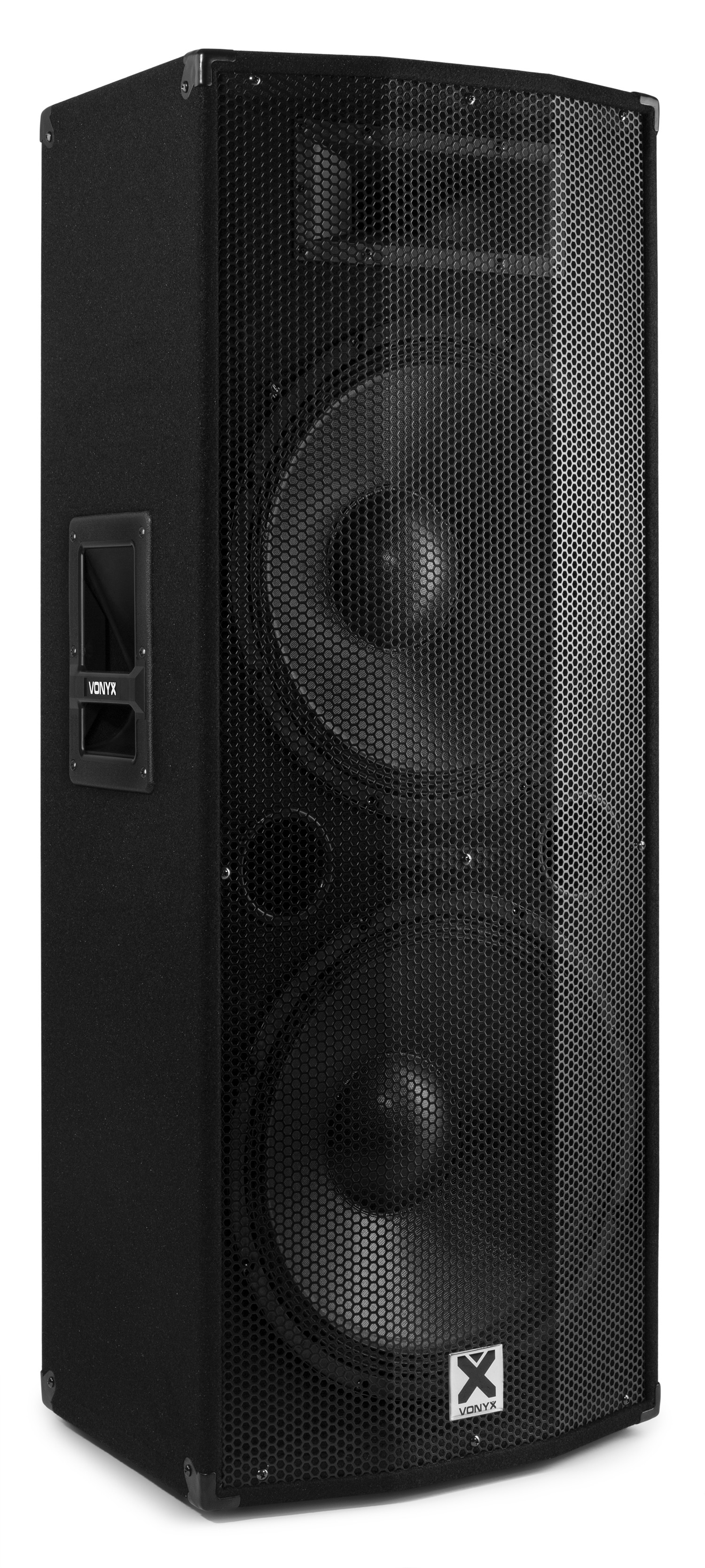 Vonyx CVB215 PA Speaker Active 2x 15 BT MP3 1600W DJMania