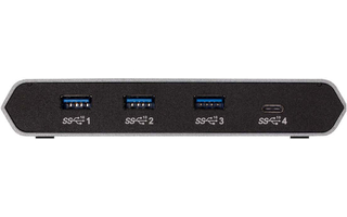 Hub 4-Port USB de escritorio Aluminum/Negro - Aten US3342-AT