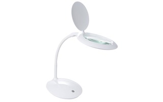 Lámpara LED con lupa - Intensidad de luz regulable - 3 dioptrías - 60 LEDs - Color blanco