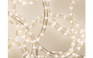 Manguera luminosa con LEDs - 45 metros - Color Blanco Cálido