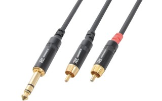 PD Connex Cable 6.3 Stereo- 2 RCA Macho 1.5m