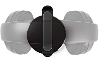 Soporte de Auriculares - Diseño de Aluminio - Cinta Antideslizante - 98 x 276 mm - Negro