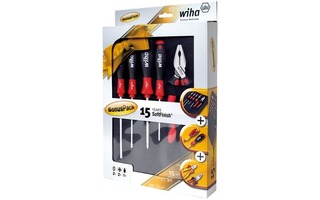 Wiha 37112 - Juego de destorinalladores Softfinish® para tornillos RANU