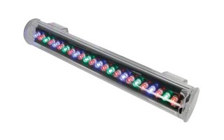 Tubo luminoso con LEDs - transparente - 24 LEDs - 200 x Ø31mm