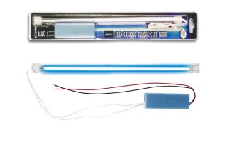 Tubo fluorescente de cátaodo frío + alimentación, 30cm, Azul