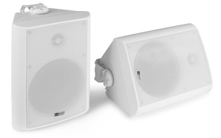 Vonyx BC65V White Speaker Pair 100V 8 Ohm 6,5
